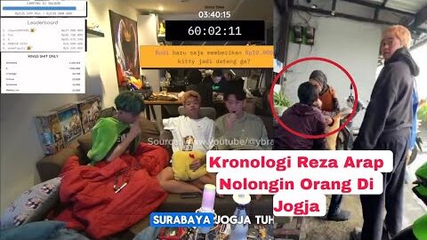 Reza Arap : Gw Mohon Maaf Udah Nolong Orang Di Jogja…  – Momen Live Marathon Reza Arap