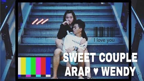 Sweet couple Reza arap oktovian dan wendy walters