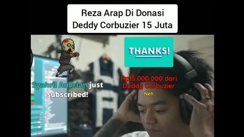 Reza Arap Di Donate Om Deddy 15 JUTA