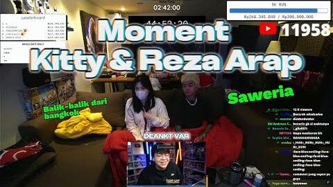 YB – Moment Kitty & Reza Arap, di Var DEANKT, Saweria Bencana, Dateng bareng dari bangkok #yb