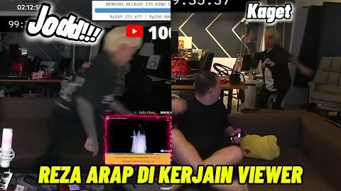 REZA ARAP DI TINGGAL STREAMING SENDIRIAN DI KERJAIN VIEWER