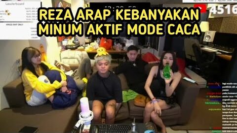 REZA ARAP MODE CACA KEBANYAKAN MINUM