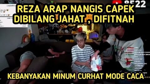 REZA ARAP CURHAT NANGIS DIJAHATIN , DIFITNAH | ARAP MODE CACA