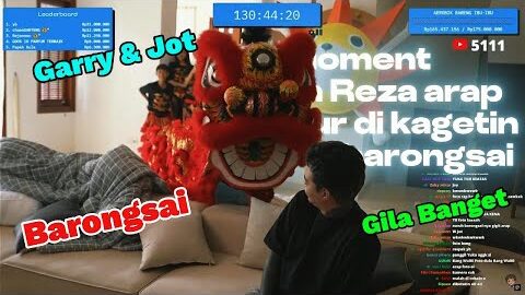 YB – Moment Reza Arap Kesal lagi tidur pules dikagetin dengan barongsai ⁉️ x.x #yb #rezaarap