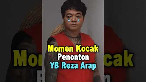 Momen Kocak Penonton Streaming Reza Arap
