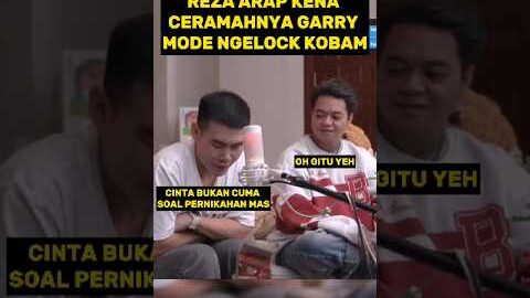 Momen Ngakak Garry ngobrolin soal pernikahan ke Reza Arap #yb #ybrap #rezaarapoktovian #shorts