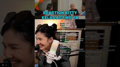 Kitty React Kelas Acting Reza Arap #kitty #ybrap #yb #shorts