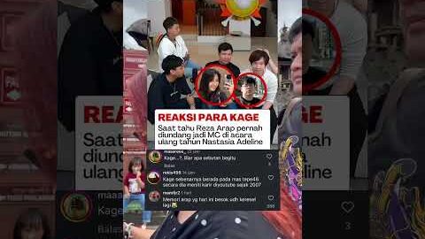 REZA ARAP PERNAH JADI MC DI ULTAH ADELINE #rezaarapoktovian #adeline #gaming