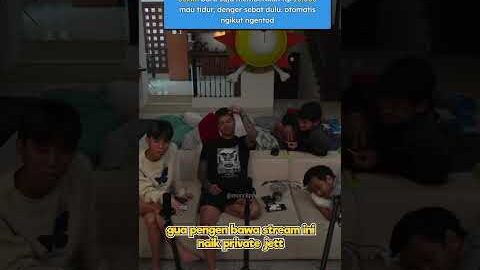 Salah satu impian reza arap untuk stream marapthon ini.