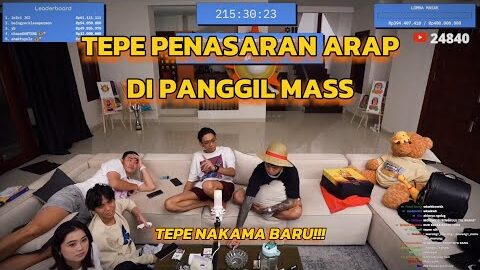 Reza Arap Streaming Tepe Nakama Baru Penasaran Sama Arap @ybrap #marapthon2