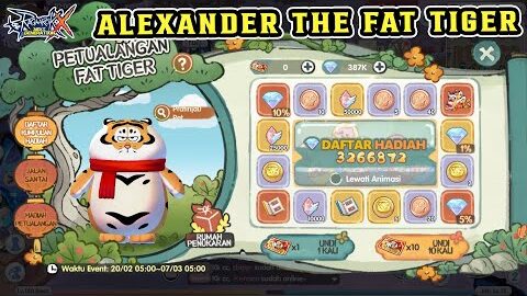 ROX COLLAB FAT TIGER !! BISA DAPET DIAMOND ??