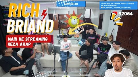 FULL RICH BRIAN KE LIVE STREAMING REZA ARAP