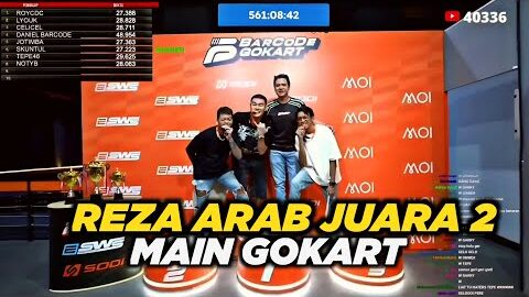 IRL REZA ARAB MAIN GOKART SERUU ABIS @ybrap  #MARAPTHON #YB #LYuka #Tierison #GarryAng
