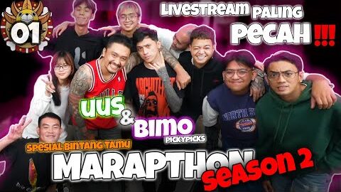 REZA ARAP x UUS x BIMO STREAMING PALING GOKIL DAN SERU ❗❗❗ Ngakak terus sampe akhir🤣-yb Marapthon S2