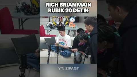 Rich Brian Main Rubik Hanya 20 Detik di Depan Reza Arap 🤯 #marapthon2