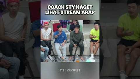 Coach STY Kaget Lihat Stream Reza Arap 😱😆 #marapthon2