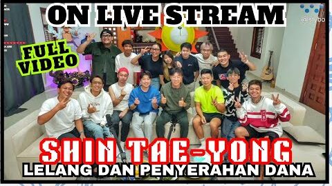 Reza Arap Serahkan Dana ke STY Foundation! Shin Tae Yong Ikut Live! 🔥⚽#yb #livestream