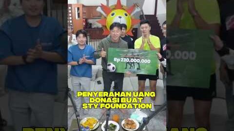 Reza Arap kasih Donasi Buat Sty Foundation 230jt ‼️#shintaeyong #sty #yb #livestream #aaaclan