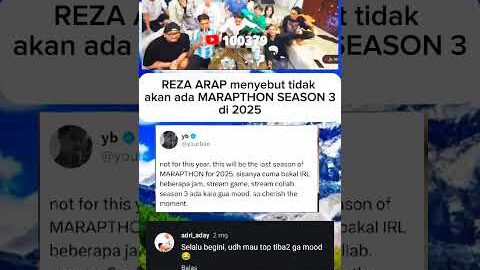 REZA ARAP Putuskan sampai 2 season dulu guys tahun ini #shorts #foryou #quotes #fyp #tranding