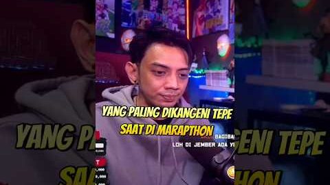 Reza arap!!! hal yang di kangeni tepe saat di marapthon #tepe46 #yb #marapthon2