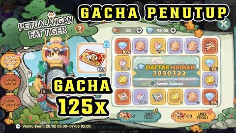 GACHA 125x DI AKUN SENDIRI, PENUTUPAN BERSAMA KESAYANGAN