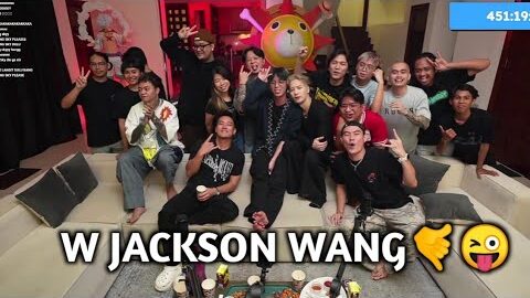 Jackson Wang on YB live broadcast‼️