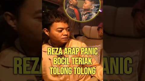 Reza arap ketakutan bocil teriak minta tolong #yb #ybrab #marapthon