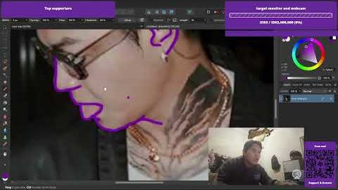 live gambar mas yb (reza arap oktovian) #YB #MARAPTHON #livedrawing