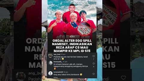 REZA ARAP DKK DIUNDANG ALTER EGO DI MPL #yb #ybrap #gaming