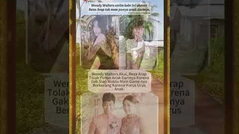 Wendy Walters Akui Reza Arap Gak Mau Punya Anak Darinya #shorts #rezaarap #wendywalters #beritaartis