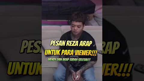 Reza arap!!! Pesan reza arap untik viewer, wendy dan arap sudah selesai. #marapthon2 #yb #ybrap #jot