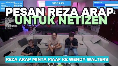 REZA ARAP MINTA MAAF KE WENDY WALTERS! @ybrap #MARAPTHON #YB #Tierison #LYuka #GarryAng