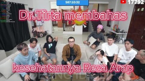 FULL Dr.Tirta di streaming. Bahas kesehatannya Reza Arap.