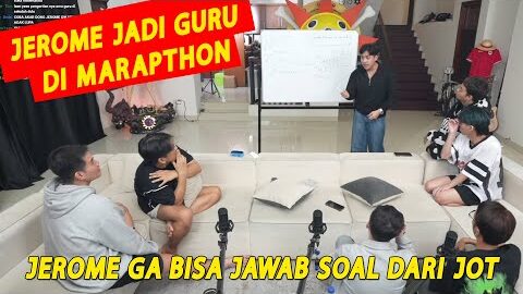 JEROME JADI GURU MATEMATIKA DI LIVE REZA ARAP #MARAPTHON #YB #TIERISON #LYUKA #ALOY  #IBOT #TEPE46