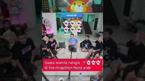 live mrapthon Reza Arap horor #horor