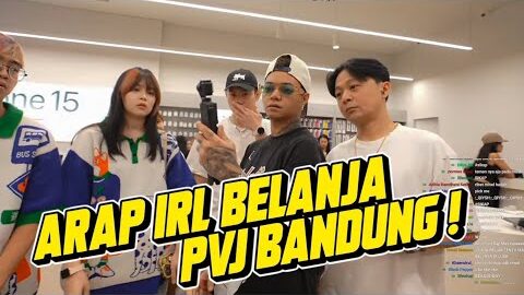 REZA ARAP IRL BELANJA DI PVJ BANDUNG ! AAA CLAN MARAPTHON #marapthon2 #yb #rezaarap