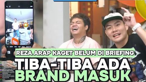 REZA ARAP KAGET TIBA-TIBA ADA BRAND HP DI LIVESTREAM! #yb #ybrap #rezaarap #MARAPTHON2