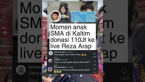 REZA ARAP DI DONET ANAK SMA #yb #ybrap #gaming