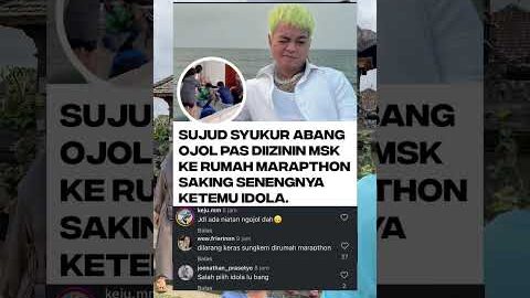 ABANG OJOL MASUK MARAPHTON REZA ARAP #yb #rezaarapoktovian #gaming