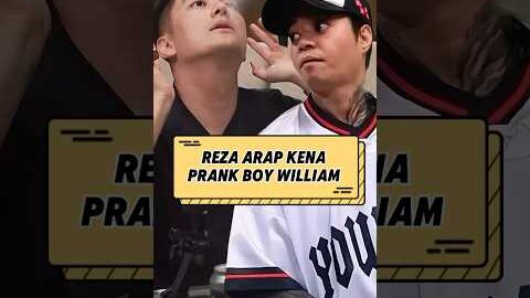 Reza Arap kena prank Boy William‼️🤣 #yb #ybrap #rezaarap #boywilliam #shorts