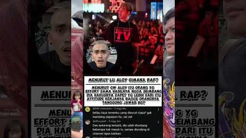 KING ALOY MENURUT REZA ARAP #rezaarap #aloy #yb