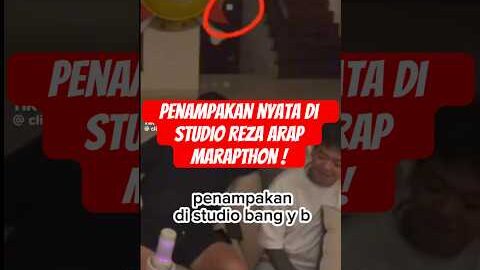 COBA KITA LIAT DI STUDIO REZA ARAP ADA PENAMPAKAN ! #shortsfeed #shortsvideo #shorts #marapthon