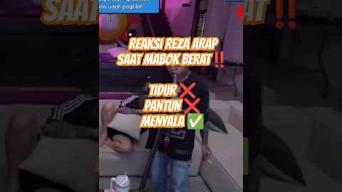 Begini Reaksi Reza Arap saat Mabok Berat ‼️#yb  #ybrap #marapthon #marapthon2 #mabok #shorts