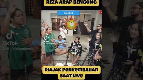 Reza Arap diajak Worship saat Live #rezaaraplive #worship