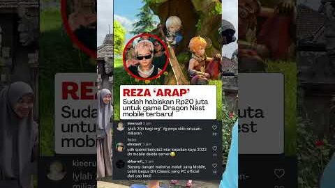 REZA ARAP HABISKAN 20JT UNTUK GAME #yb #ybrap