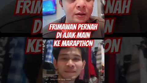 FRIMAWAN SEMPAT DI AJAK KE LIVE MARAPTHON REZA ARAP #marapthon2 #indrafrimawan