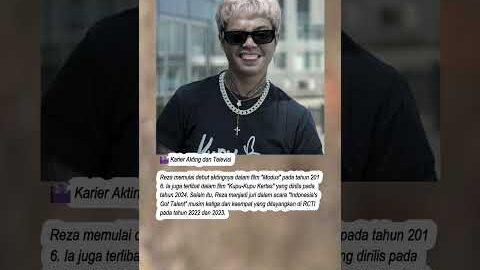 Profil Lengkap Reza Oktovian (YB) – Perjalanan Hidup, Karier, dan Fakta Unik