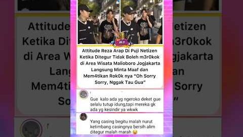 Reza Arap Kepergok m3rokok di Malioboro, Reaksinya Malah Dipuji!#viralvideo #trendingshorts #shorts