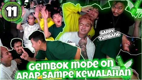MOMEN GARRY TEPAR SAAT YXGC!!! Keseruan Marapthon reza arap kedatangan UUS – yblive part11