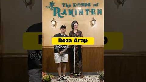 Ybrap / Reza Arap sudah mengunjungi The House of Raminten